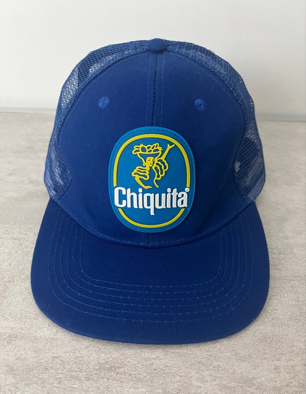 Chiquita Banana Logo Fruit Official Merch Blue  Trucker Hat SnapBack